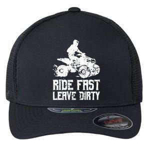 ATV Quad Four Wheeler Gear Off Roading ATV Quad Racing Flexfit Unipanel Trucker Cap