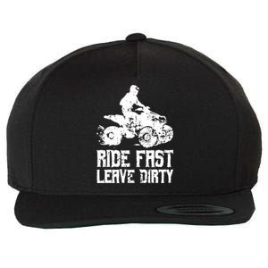 ATV Quad Four Wheeler Gear Off Roading ATV Quad Racing Wool Snapback Cap