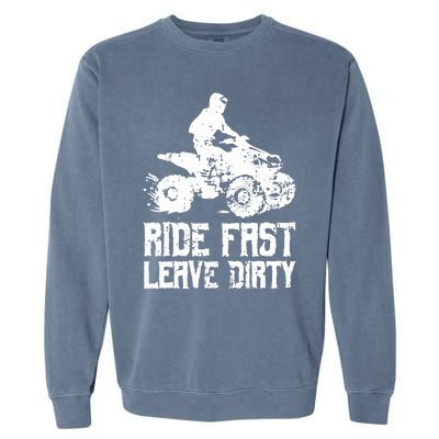 ATV Quad Four Wheeler Gear Off Roading ATV Quad Racing Garment-Dyed Sweatshirt