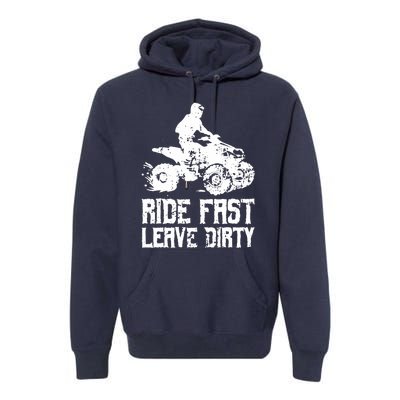 ATV Quad Four Wheeler Gear Off Roading ATV Quad Racing Premium Hoodie