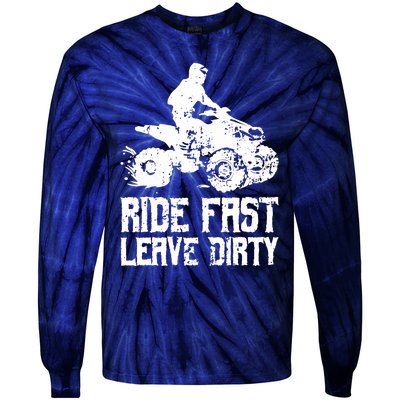 ATV Quad Four Wheeler Gear Off Roading ATV Quad Racing Tie-Dye Long Sleeve Shirt