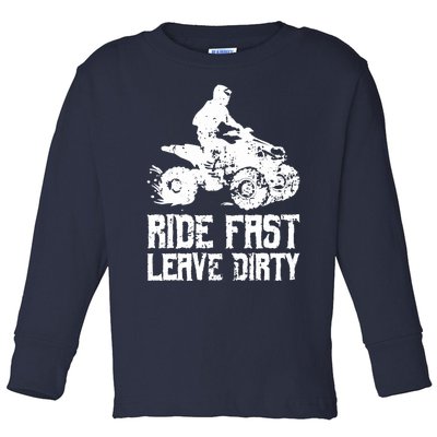 ATV Quad Four Wheeler Gear Off Roading ATV Quad Racing Toddler Long Sleeve Shirt