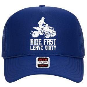 ATV Quad Four Wheeler Gear Off Roading ATV Quad Racing High Crown Mesh Back Trucker Hat