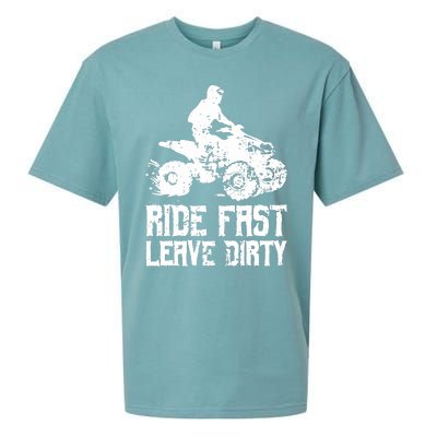 ATV Quad Four Wheeler Gear Off Roading ATV Quad Racing Sueded Cloud Jersey T-Shirt