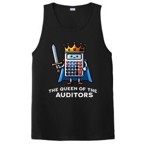 Auditor Queen Funny Illustration Calculator Tax Auditing PosiCharge Competitor Tank