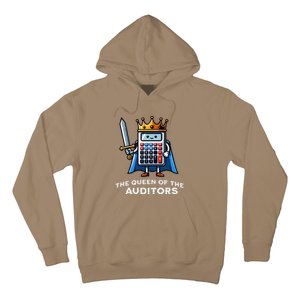 Auditor Queen Funny Illustration Calculator Tax Auditing Hoodie