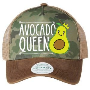 Avocado Queen Funny Avocado Lover Women Girl Avocado Legacy Tie Dye Trucker Hat