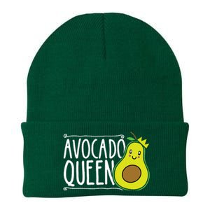 Avocado Queen Funny Avocado Lover Women Girl Avocado Knit Cap Winter Beanie