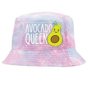 Avocado Queen Funny Avocado Lover Women Girl Avocado Tie-Dyed Bucket Hat