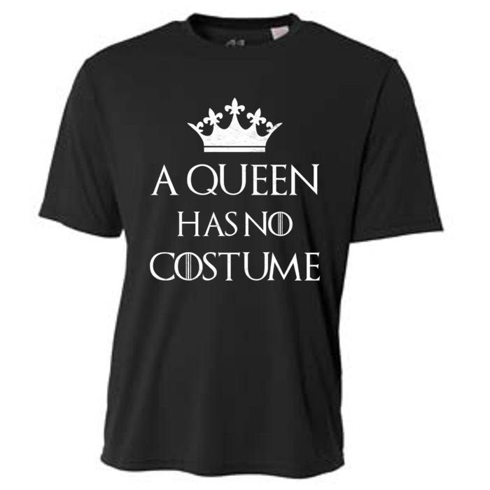 A Queen Has No Costume Funny Purim Queen Esther Costume Cooling Performance Crew T-Shirt