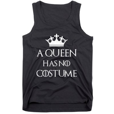 A Queen Has No Costume Funny Purim Queen Esther Costume Tank Top