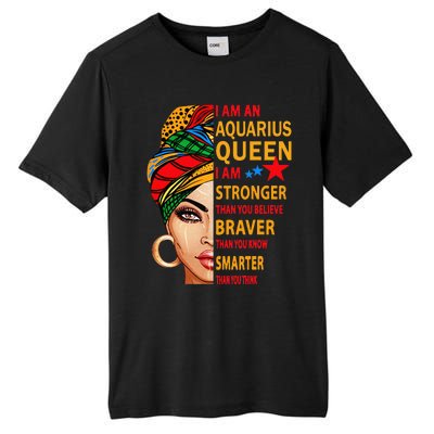 Aquarius queen I am stronger birthday gift Aquarius zodiac Tall Fusion ChromaSoft Performance T-Shirt