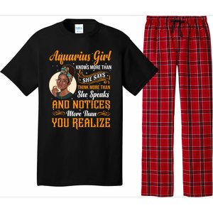 Aquarius Queen January And February Birthday Zodiac Sign Cute Gift Pajama Set