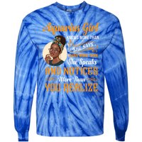 Aquarius Queen January And February Birthday Zodiac Sign Cute Gift Tie-Dye Long Sleeve Shirt