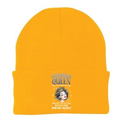 Aquarius Queen Knows More Than She Says Gift Knit Cap Winter Beanie