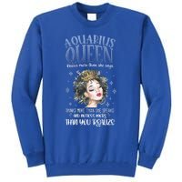 Aquarius Queen Knows More Than She Says Gift Tall Sweatshirt