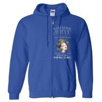 Aquarius Queen Knows More Than She Says Gift Full Zip Hoodie