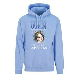 Aquarius Queen Knows More Than She Says Gift Unisex Surf Hoodie