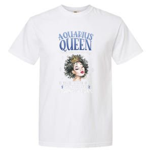 Aquarius Queen Knows More Than She Says Gift Garment-Dyed Heavyweight T-Shirt