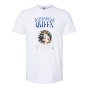 Aquarius Queen Knows More Than She Says Gift Softstyle CVC T-Shirt