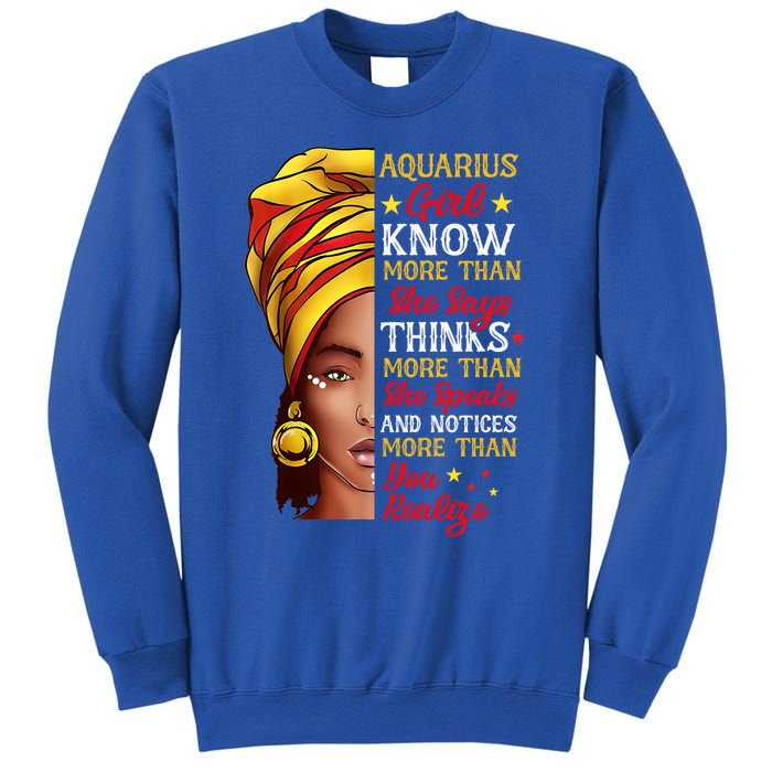 Aquarius Queen Melanin Afro Queen Black Zodiac Birthday Gift Sweatshirt