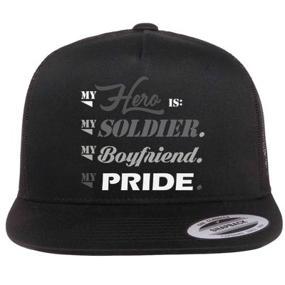 Army Quotes Military Proud Army Friend Friend Cool Gift Flatbill Hat