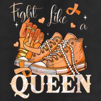Afro Queen Multiple Sclerosis Survivor Orange Ribbon 25L Jumbo Tote