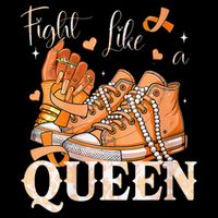 Afro Queen Multiple Sclerosis Survivor Orange Ribbon Wool Snapback Cap