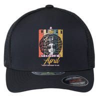 A Queen Was Born In April Flexfit Unipanel Trucker Cap