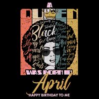 A Queen Was Born In April City Backpack