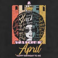 A Queen Was Born In April Golf Towel