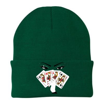 All Queens Playing Her Hand Knit Cap Winter Beanie