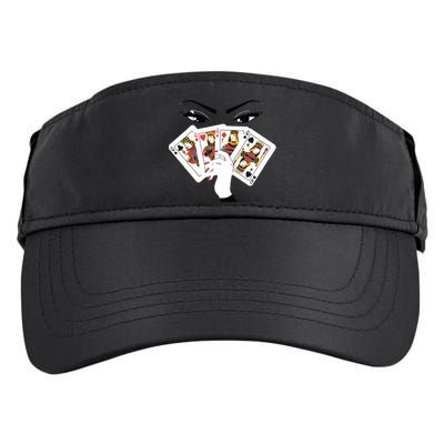 All Queens Playing Her Hand Adult Drive Performance Visor