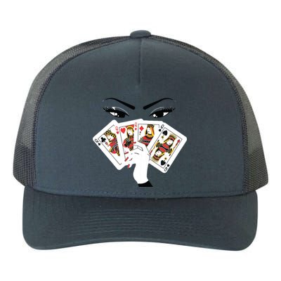 All Queens Playing Her Hand Yupoong Adult 5-Panel Trucker Hat