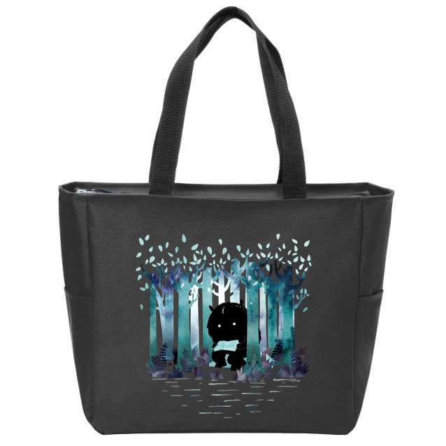 A Quiet Spot Zip Tote Bag