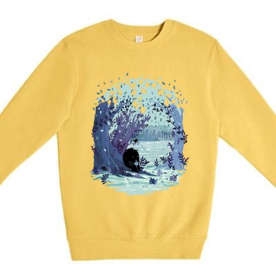 A Quiet Spot Of Tea Premium Crewneck Sweatshirt