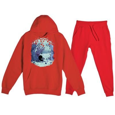 A Quiet Spot Of Tea Premium Hooded Sweatsuit Set