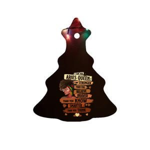 Aries Queen Sweet As Candy Birthday Gift For Black Wo Ceramic Tree Ornament