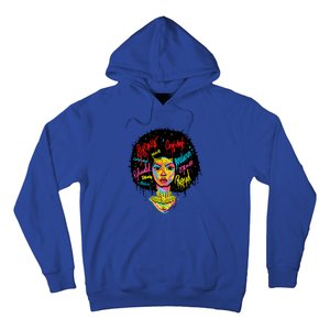 African Queen Strong Black History Month Proud Funny Gift Hoodie