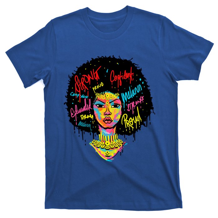 African Queen Strong Black History Month Proud Funny Gift T-Shirt