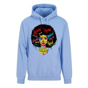 African Queen Strong Black History Month Proud Funny Gift Unisex Surf Hoodie