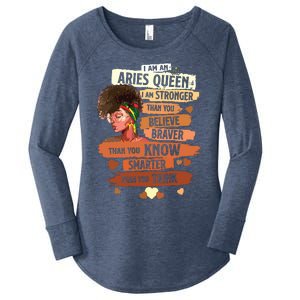 Aries Queen Sweet As Candy Birthday Gift For Black Women Women's Perfect Tri Tunic Long Sleeve Shirt