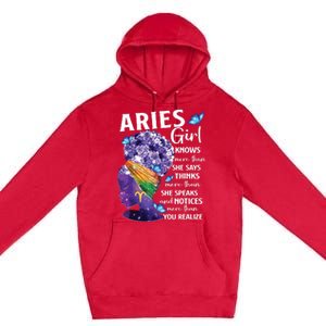 Aries Queen Sweet As Candy Birthday Gift For Black Women Premium Pullover Hoodie