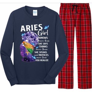 Aries Queen Sweet As Candy Birthday Gift For Black Women Long Sleeve Pajama Set