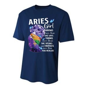 Aries Queen Sweet As Candy Birthday Gift For Black Women Performance Sprint T-Shirt