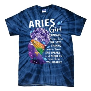 Aries Queen Sweet As Candy Birthday Gift For Black Women Tie-Dye T-Shirt