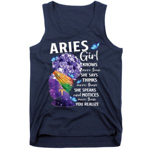 Aries Queen Sweet As Candy Birthday Gift For Black Women Tank Top