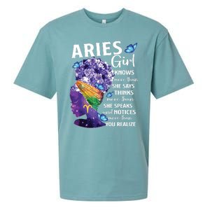 Aries Queen Sweet As Candy Birthday Gift For Black Women Sueded Cloud Jersey T-Shirt