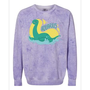 Aquarius Dinosaur Colorblast Crewneck Sweatshirt