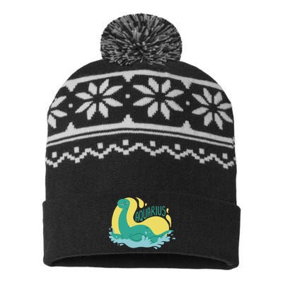 Aquarius Dinosaur USA-Made Snowflake Beanie